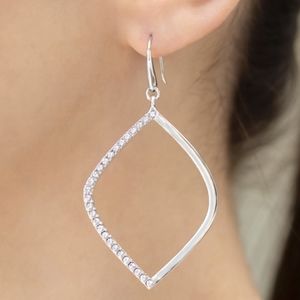Touchstone Crystal Open Drop Earrings
